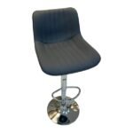 Bar Chair – Charcoal Blue / Chrome — product view