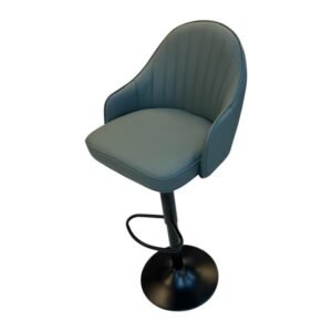 Bar Chair – Slate Blue / Black