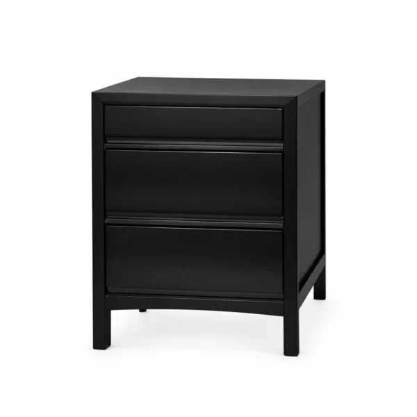 Bedside Drawer Cabinet — Black — product view Bedside Drawer Cabinet — Black
