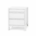 Bedside Drawer Cabinet — White — product view