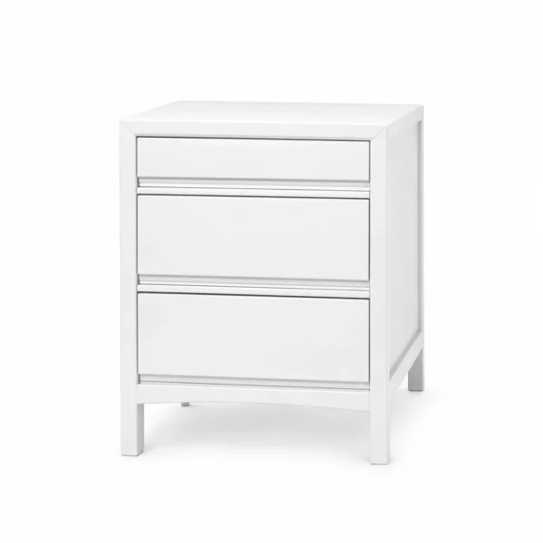 Bedside Drawer Cabinet — White — product view Bedside Drawer Cabinet — White