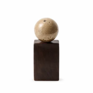 Decorative Sphere on a Rectangular Stand
