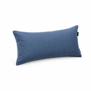 Rectangular Bolster Cushion — Blue — right three quarter
