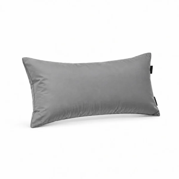 Rectangular Bolster Cushion — Grey — left three quarter