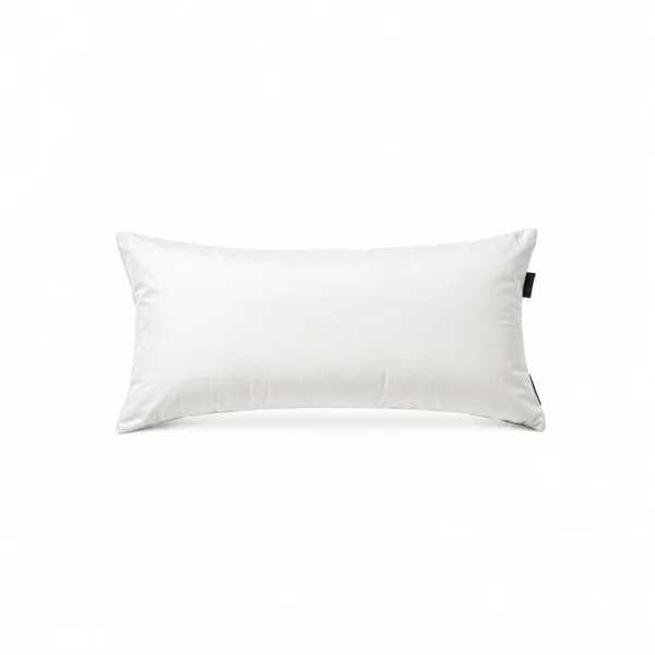 Rectangular Bolster Cushion — White — product view Rectangular Bolster Cushion — White