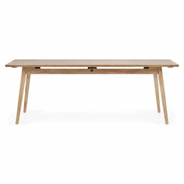 Rectangular Dining Table with Angled Legs — front