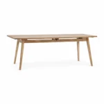 Rectangular Dining Table with Angled Legs — product view