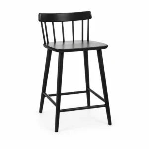 Spindle-Back Bar Chair — left three quarter