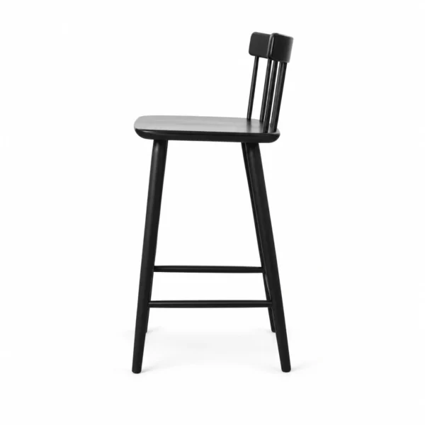 Spindle-Back Bar Chair — side
