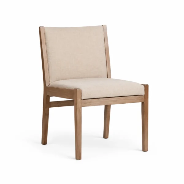 Upholstered Dining Side Chair — opposite three quarter